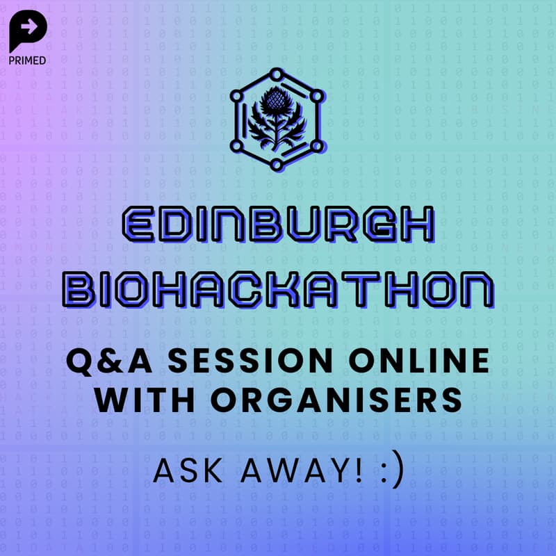Cover Image for Edinburgh Biohackathon online Q&A