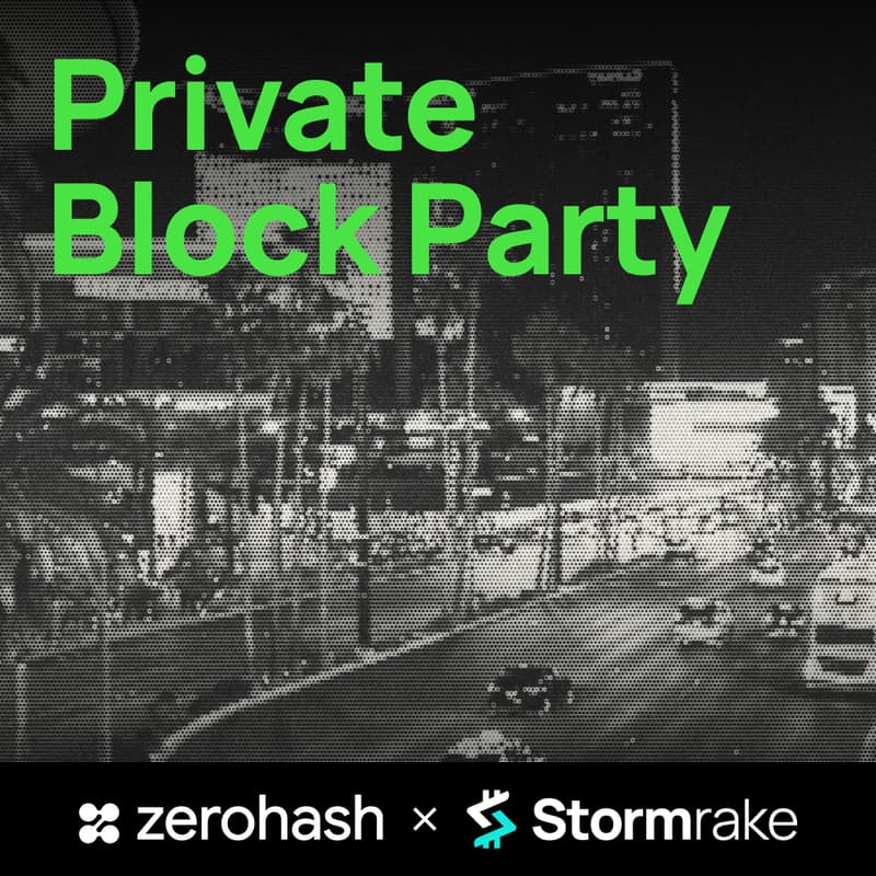 Cover Image for Private Block Party at Bitcoin 2026 - Presented by Stormrake and zerohash