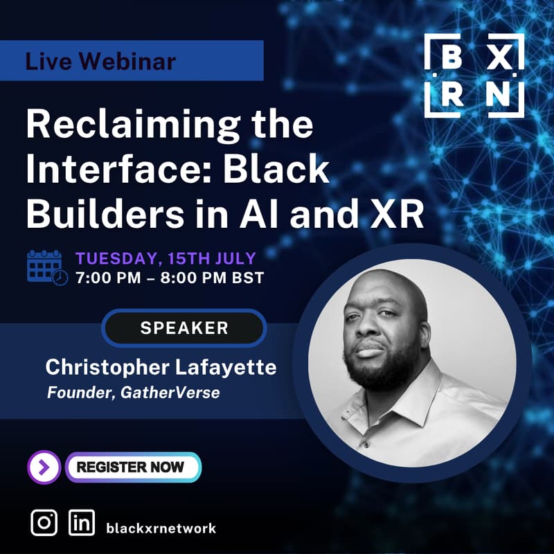 Cover Image for Reclaiming the Interface: Black Builders in AI and XR