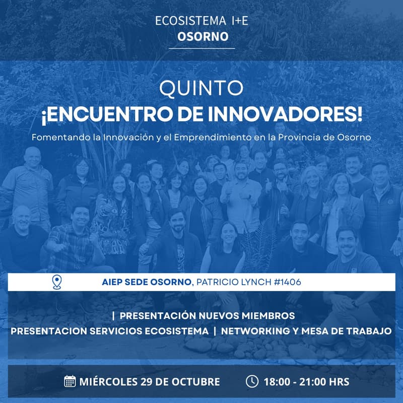Cover Image for Quinto Encuentro Ecosistema I+E Osorno