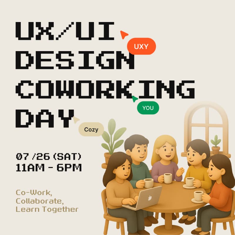 Cover Image for UI/UX Designer Co-Working Day