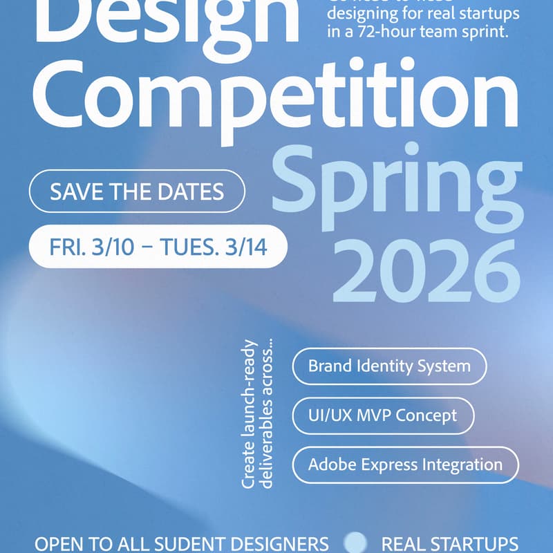 Cover Image for Design Competition Spring 2026