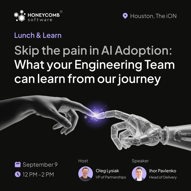 Cover Image for Lunch & Learn: Skip the pain in AI Adoption - What your Engineering Team can learn from our journey