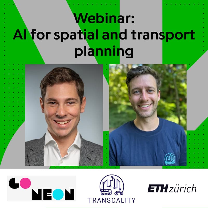 Cover Image for ETH Webinar: AI for spatial and transport planning