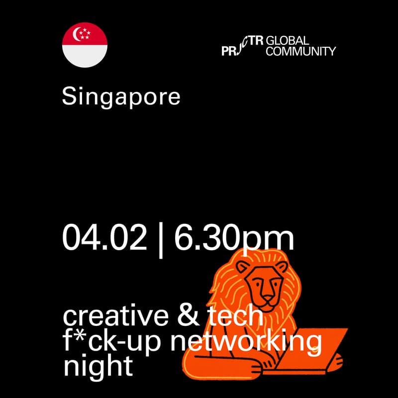 Cover Image for Singapore: Creative & Tech F*ck-Up Networking Night