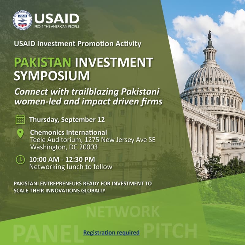 Cover Image for Pakistan Investment Symposium: Connect with trailblazing Pakistani women-led and impact driven firms