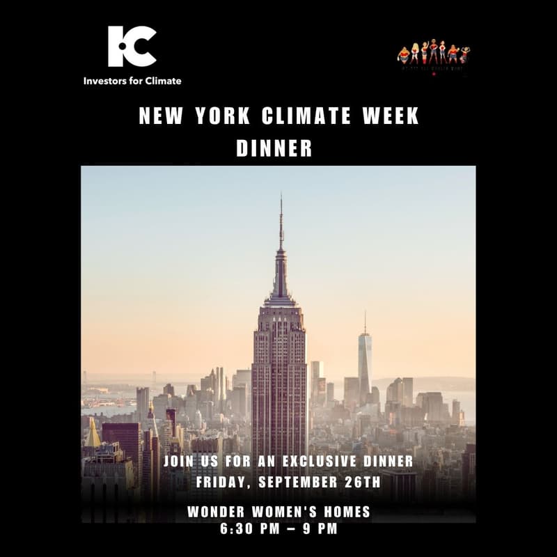 Cover Image for New York Climate Week Dinner