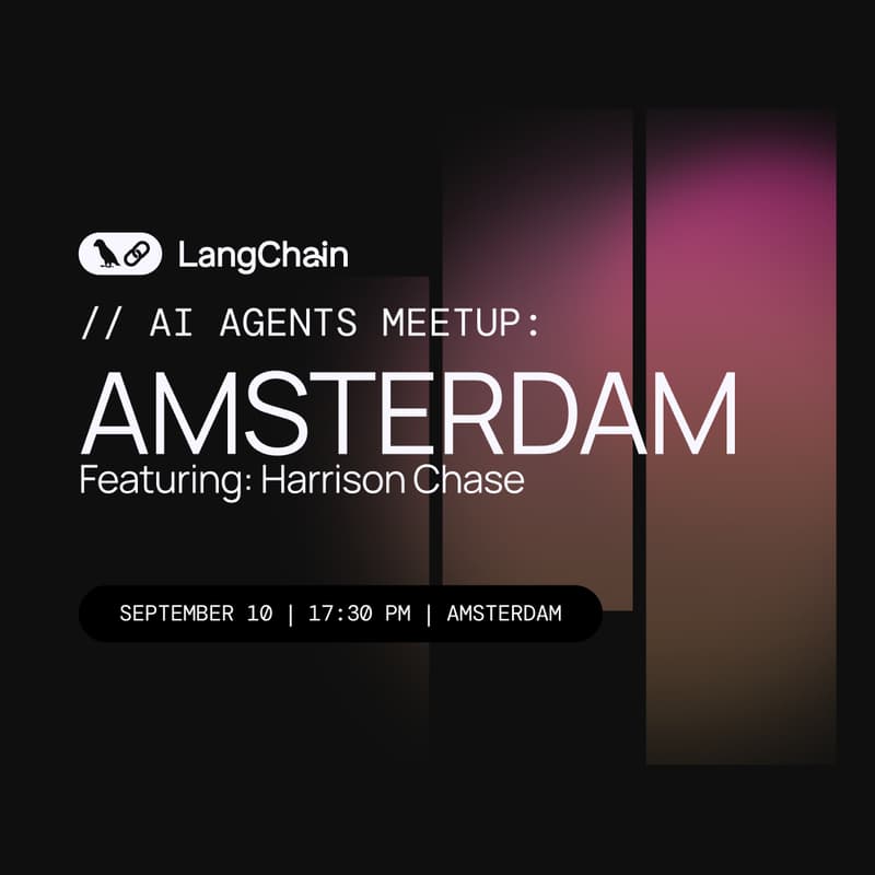 Cover Image for LangChain Presents: AI Agents Meetup with Harrison Chase