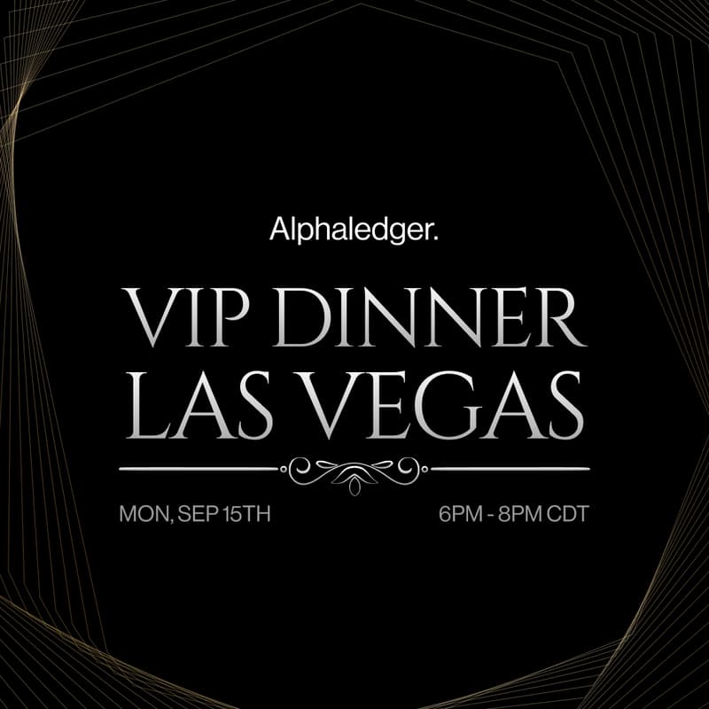 Cover Image for Alphaledger VIP Dinner | Las Vegas