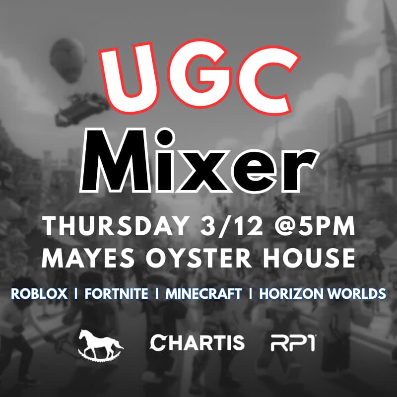 Cover Image for UGC Mixer @ GDC 26 (Roblox, UEFN, Minecraft,  Horizon Worlds, etc.)