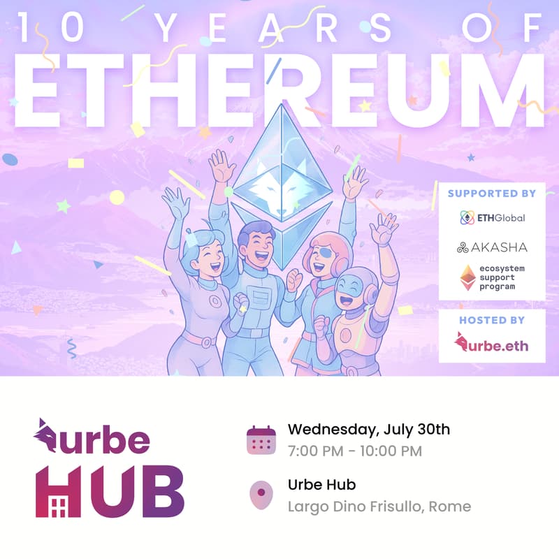 Cover Image for 10 years of Ethereum - Rome