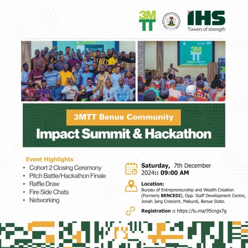 Cover Image for 3MTT Benue Impact Summit