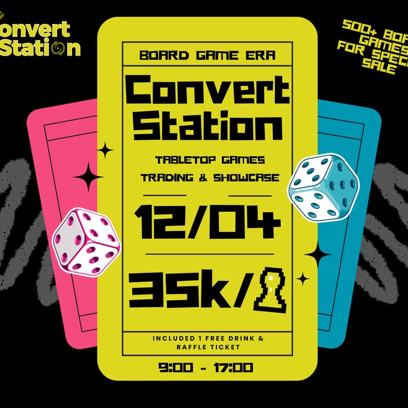 Cover Image for [Board Game Convention] Convert Station 2026