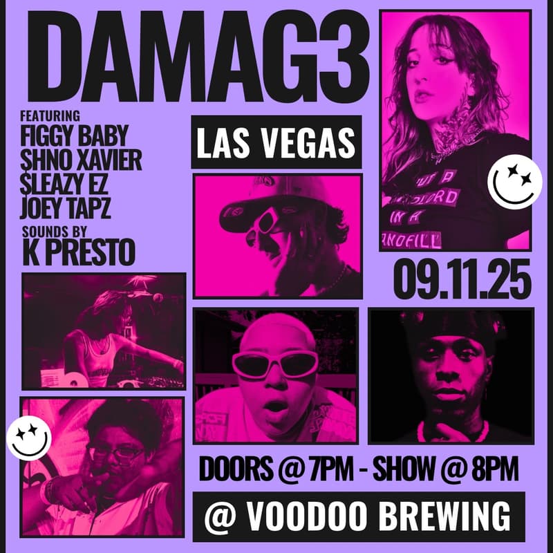 Cover Image for DAMAG3 live in Las Vegas!