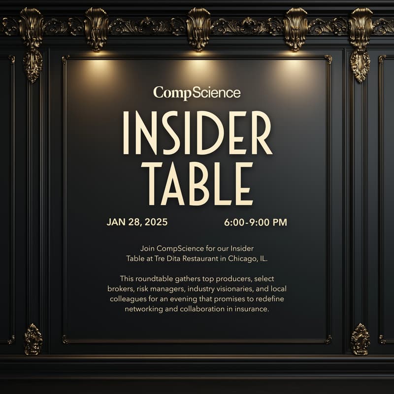Cover Image for CompScience Insider Table for Risk Professionals
