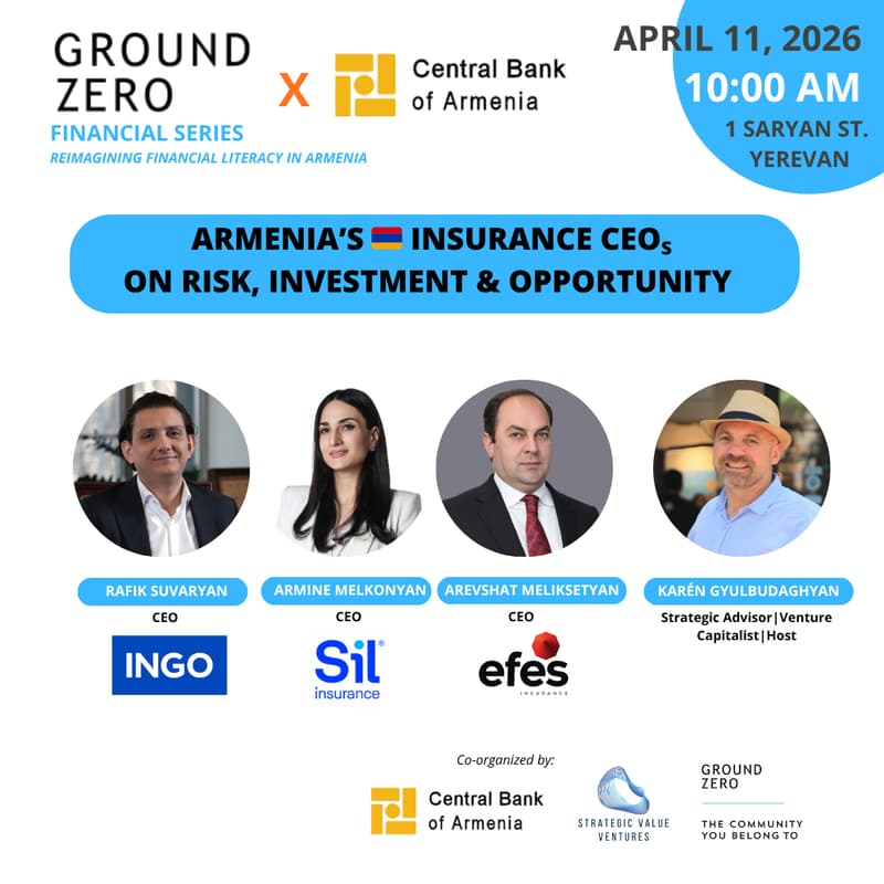 Cover Image for Armenia's 🇦🇲 Insurance CEOs on Risk, Investment & Opportunity