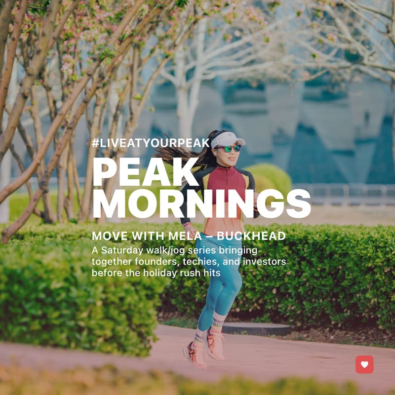 Cover Image for Peak Mornings: Move with Mela – Buckhead