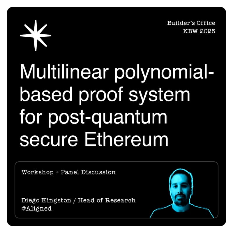 Cover Image for Multilinear polynomial-based proof system for post-quantum secure Ethereum