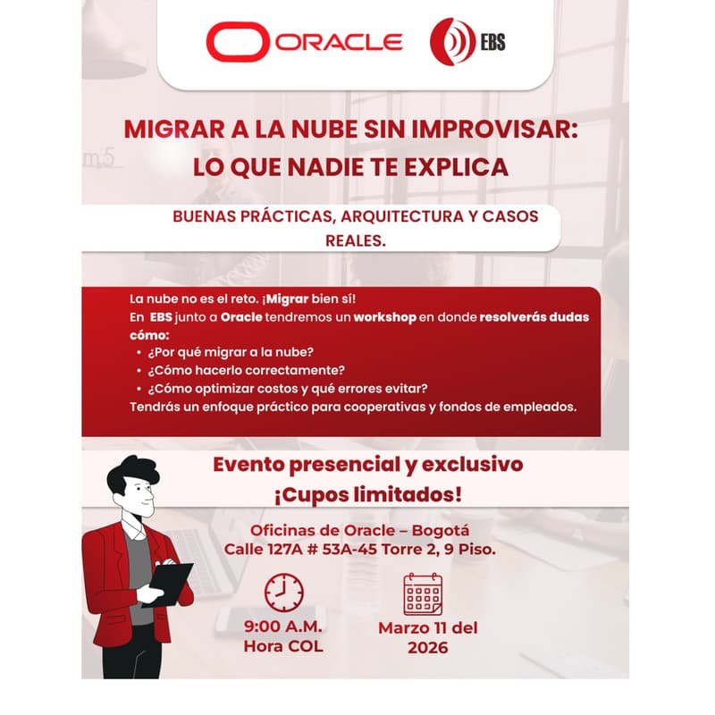 Cover Image for Migrar a la nube sin improvisar con EBS y Oracle