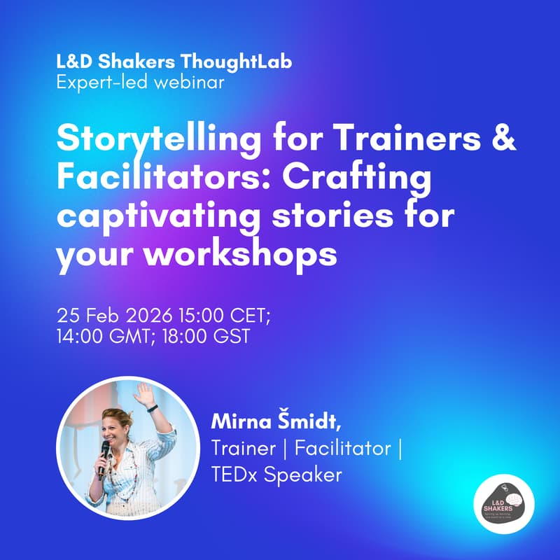 Cover Image for Storytelling for Trainers & Facilitators: Crafting captivating stories for your workshops