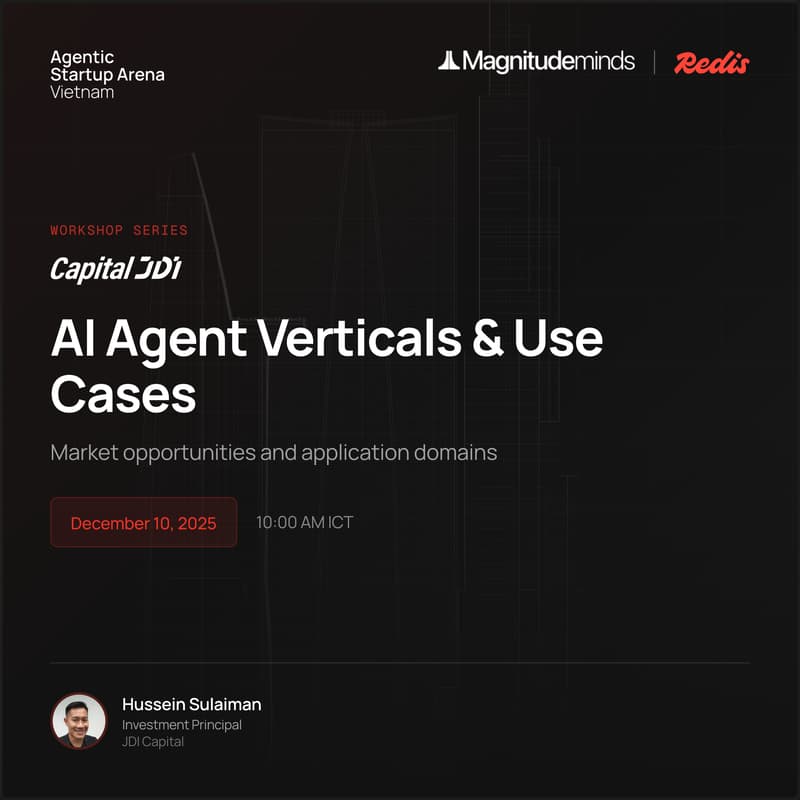 Cover Image for AI Agent Verticals & Use Cases | Agentic Startup Arena Workshop #3