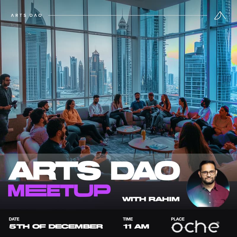 Cover Image for ArtsDAO MeetUP: trends in Meme and AI coins with Rahim