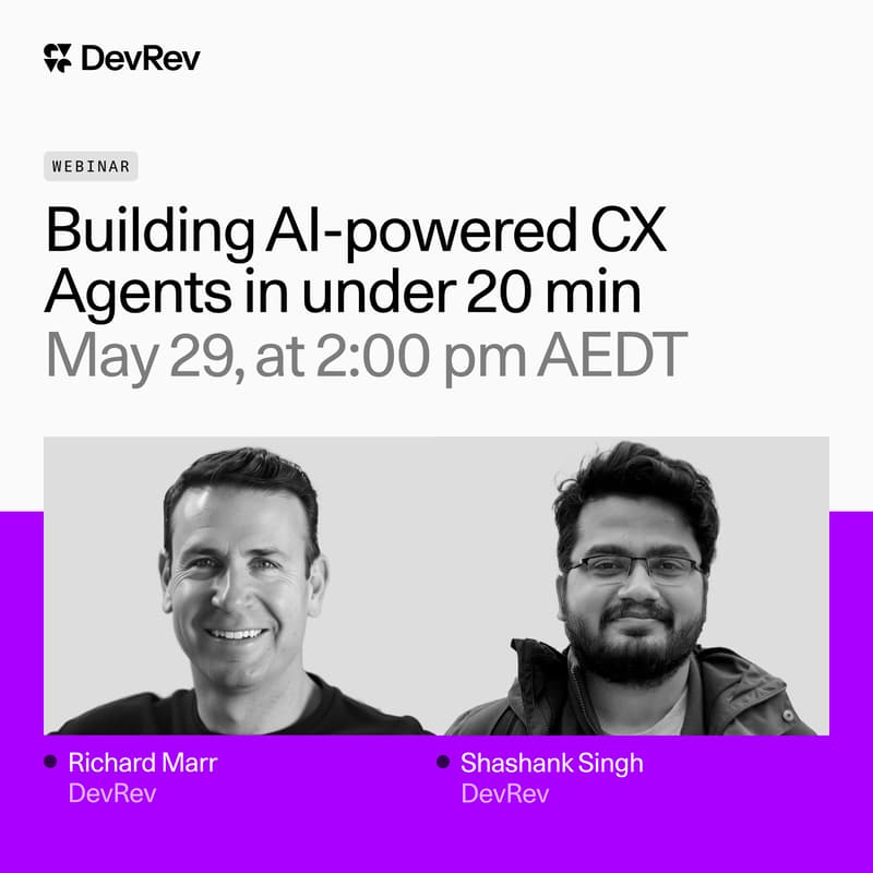 Cover Image for Building AI-powered CX Agents in under 20 min