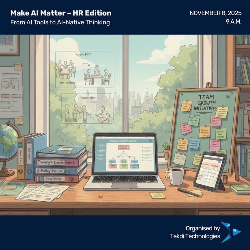 Cover Image for Make AI Matter – HR Edition From AI Tools to AI-Native Thinking