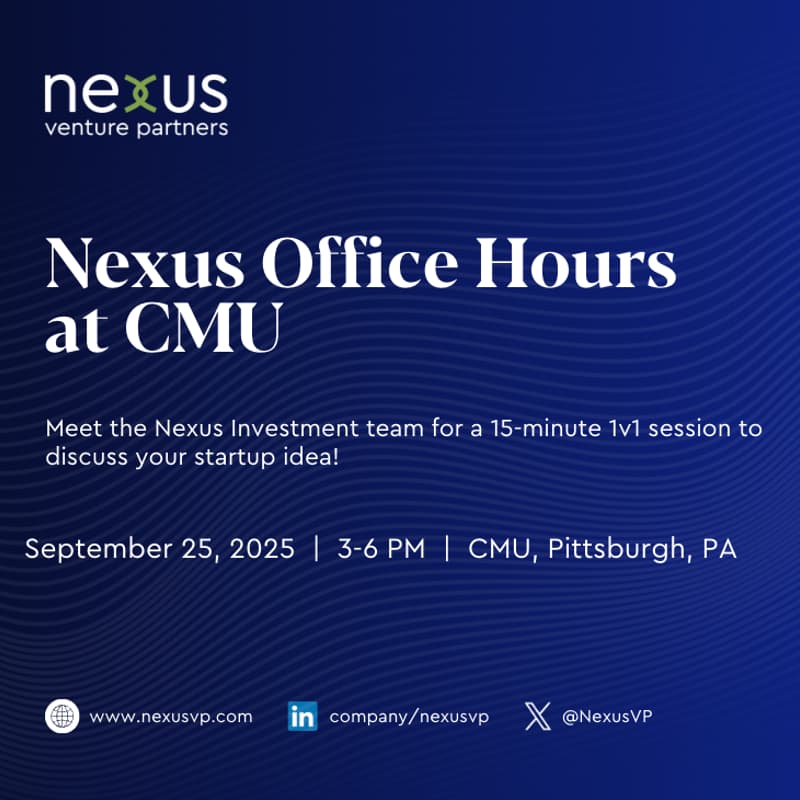 Cover Image for Office hours with Nexus Venture Partners