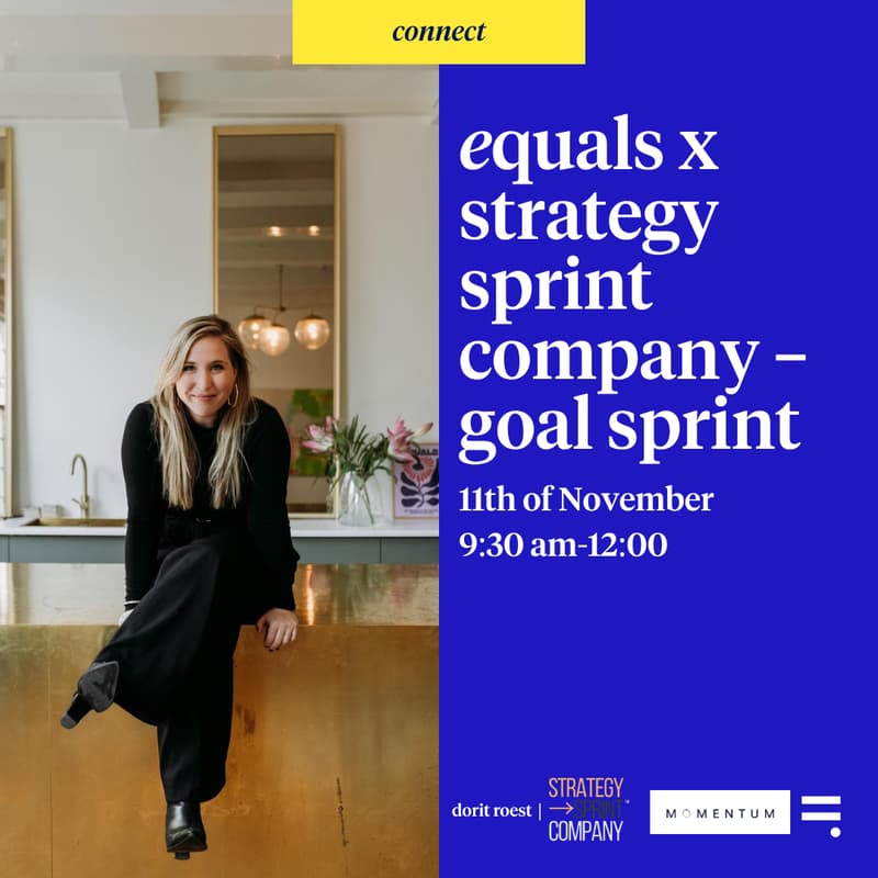 Cover Image for Equals x Strategy Sprint Company – Goal Sprint