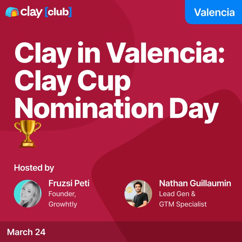 Cover Image for Clay in Valencia: Clay Cup Nomination Day πͺπΈπ