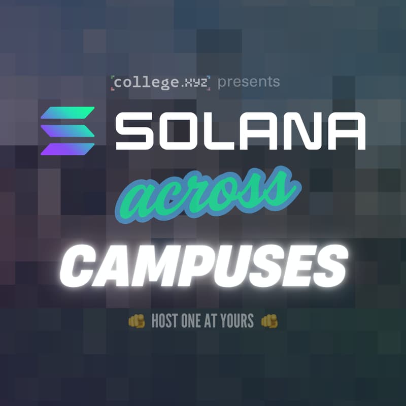 Cover Image for Event Host Sign-Up — Solana Across Campus