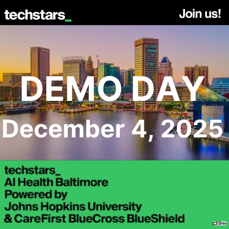 Cover Image for Techstars AI Health Baltimore Demo Day