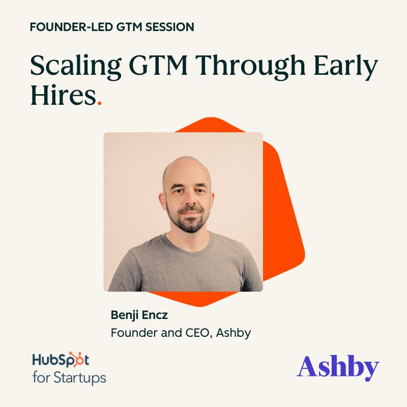 Cover Image for Founder-Led GTM Session with Benji Encz (Ashby)