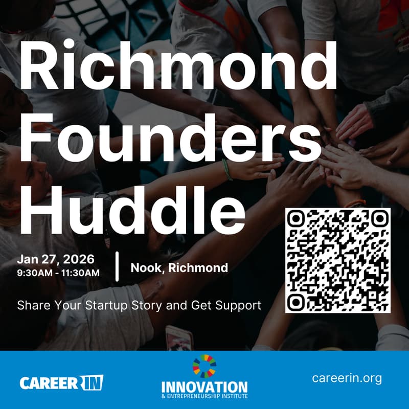 Cover Image for Richmond Founders Huddle: Share Your Startup Story and Get Support