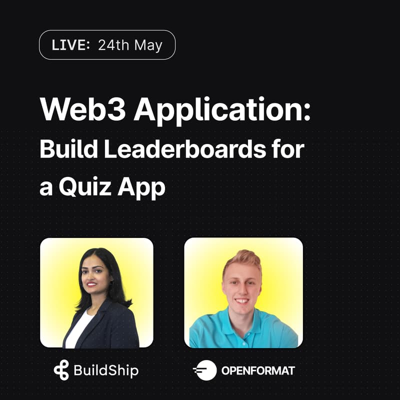 Build a Web3 App Using Low-Code + Hackathon Announcement · Luma