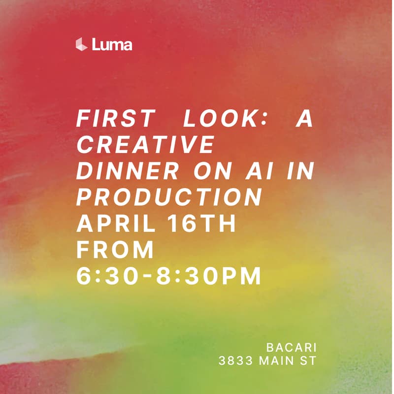 Cover Image for First Look: A Creative Dinner on AI in Production