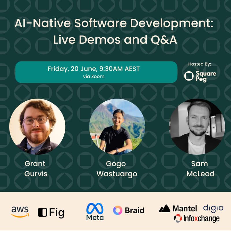 Cover Image for AI-Native Software Development: Live Demos and Q&A