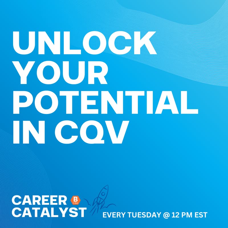 Cover Image for Career Catalyst | From Guidance to Growth: Unlocking CQV Careers Through Mentorship