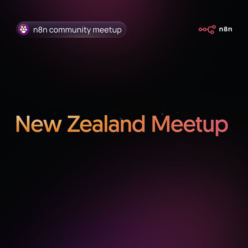 Cover Image for n8n New Zealand Community Meetup