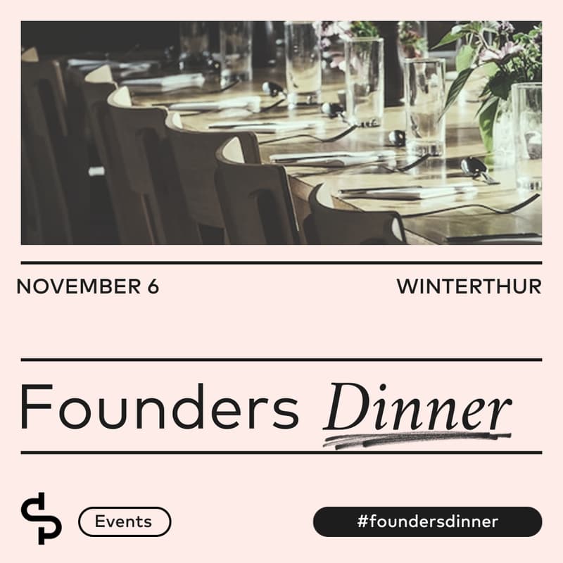 Cover Image for Founders' Dinner Winterthur 2025