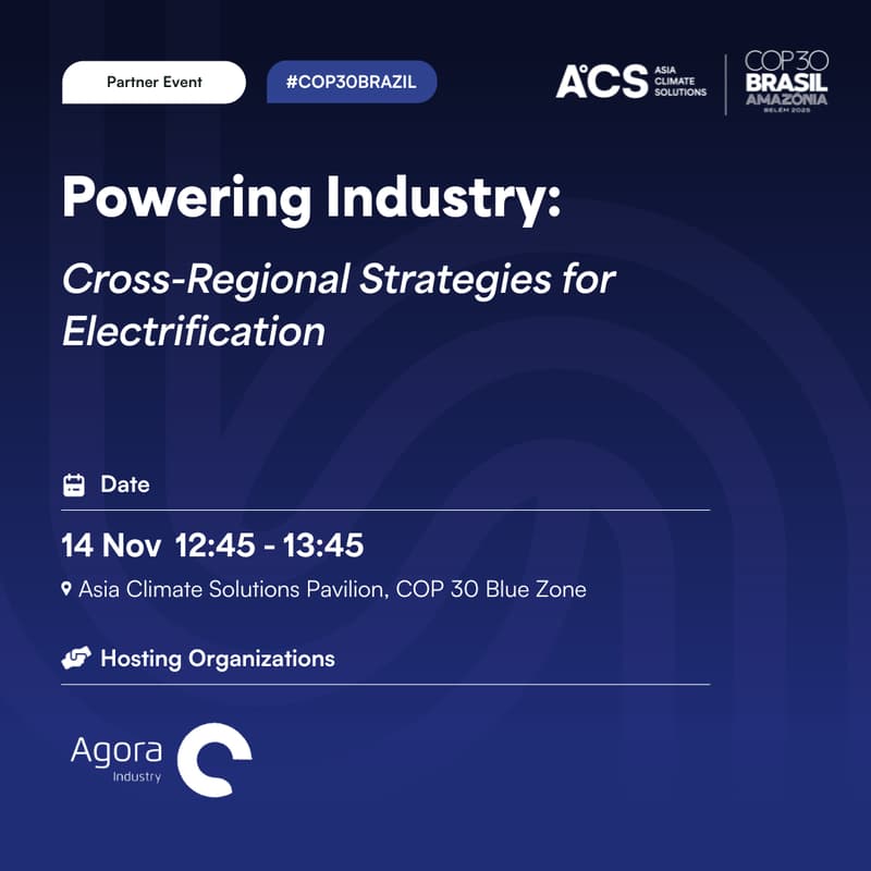 Cover Image for Powering Industry: Cross-Regional Strategies for Electrification