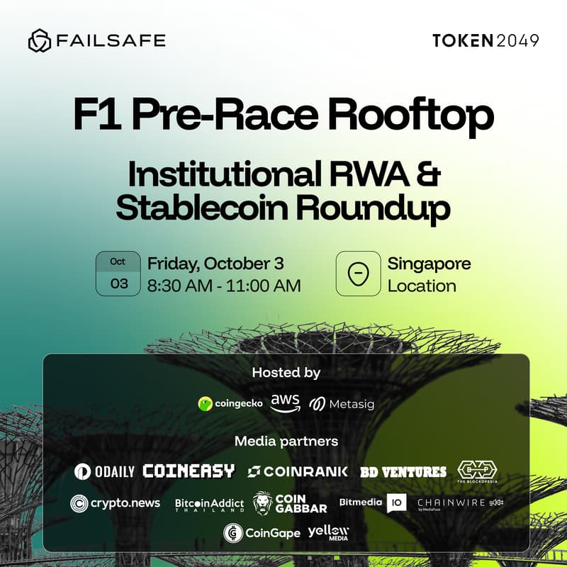 Cover Image for F1 Pre-Race Rooftop Breakfast: Institutional RWA & Stablecoin Roundup
