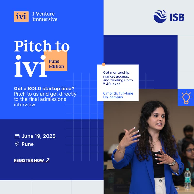 Cover Image for Pitch to ivi – Pune Edition | June 19, 2025 | 10:00 AM - 1:30 PM