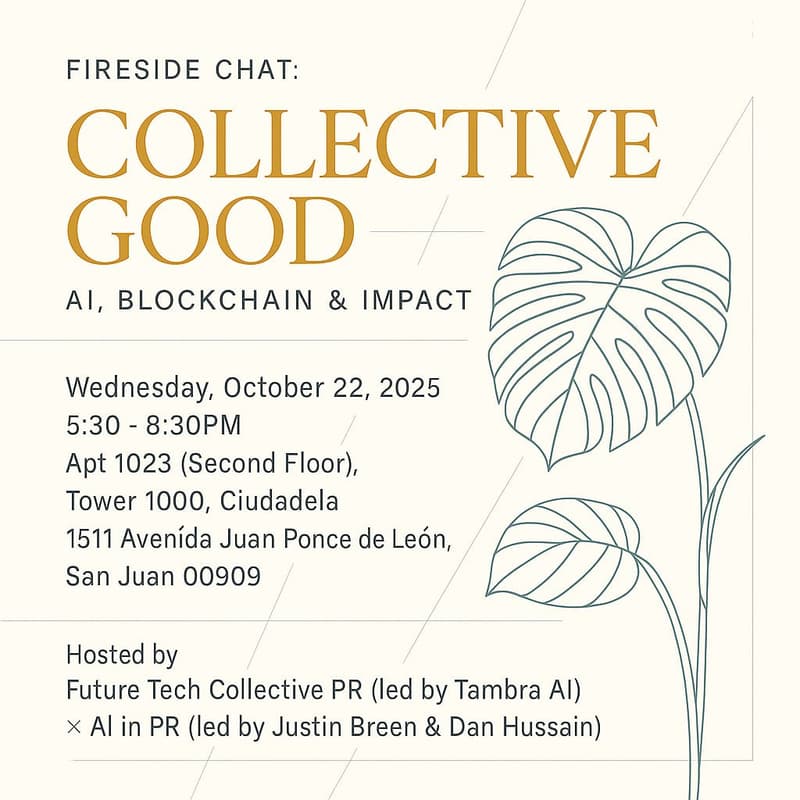 Cover Image for Fireside Chat: Collective Good: AI, Blockchain & Impact