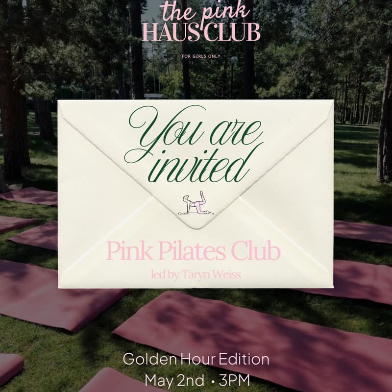 Cover Image for Free Pilates Class - The Pink Haus Club