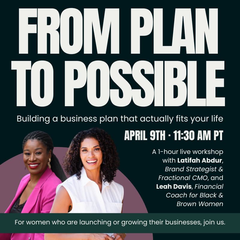 Cover Image for From Plan to Possible: Building a Business Plan That Actually Fits Your Life