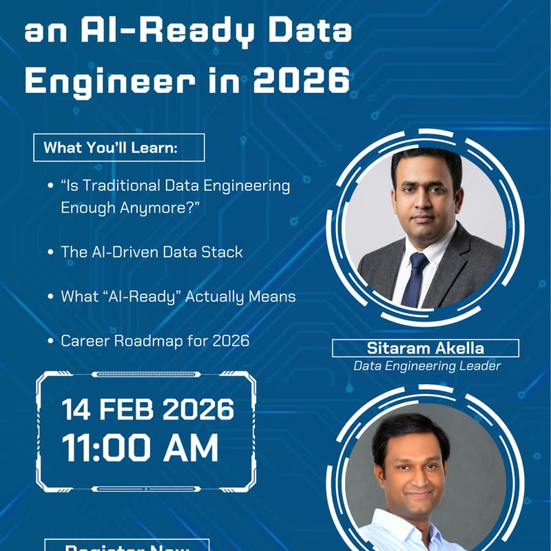 Cover Image for AI Masterclass: Becoming an AI-Ready Data Engineer in 2026