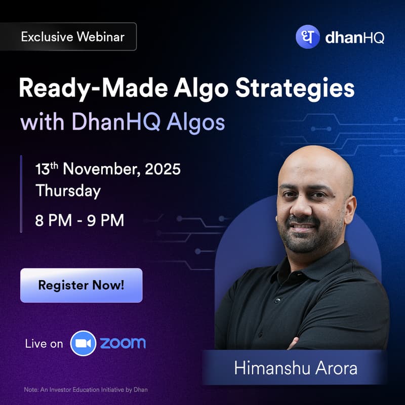 Cover Image for Ready-Made Algo Strategies with DhanHQ Algos