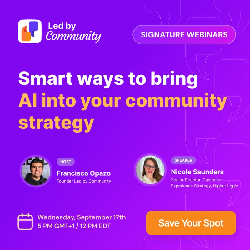 Cover Image for Smart ways to bring AI into your community strategy